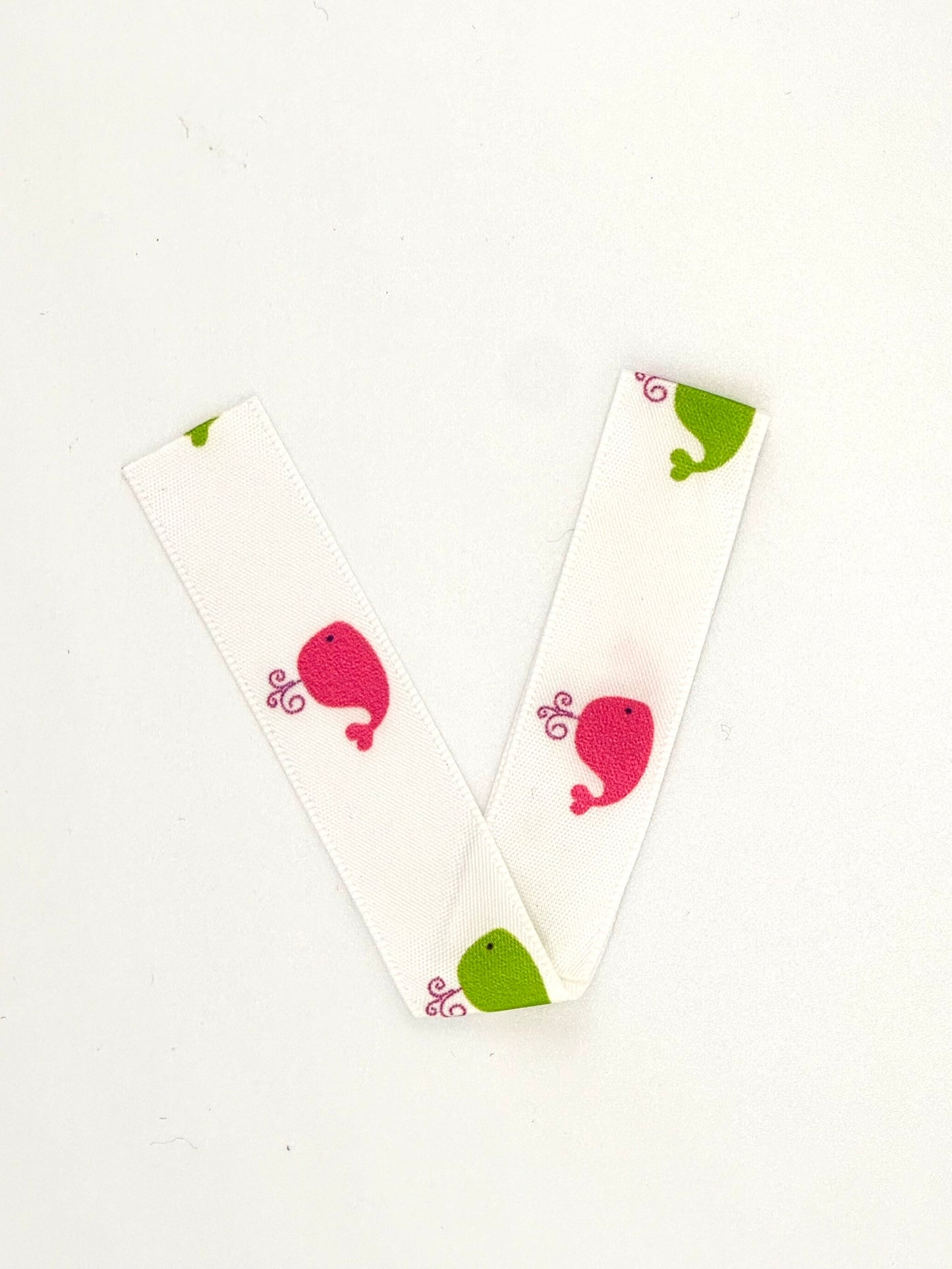 Spouting Whales- Green & Pink