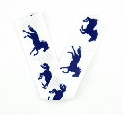 Equestrian Navy & White