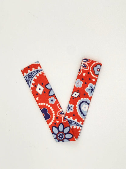 Patriotic Paisley - Red & Blue