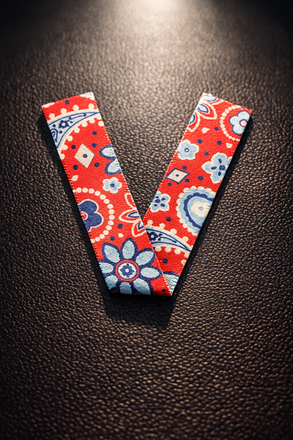 Patriotic Paisley - Red & Blue