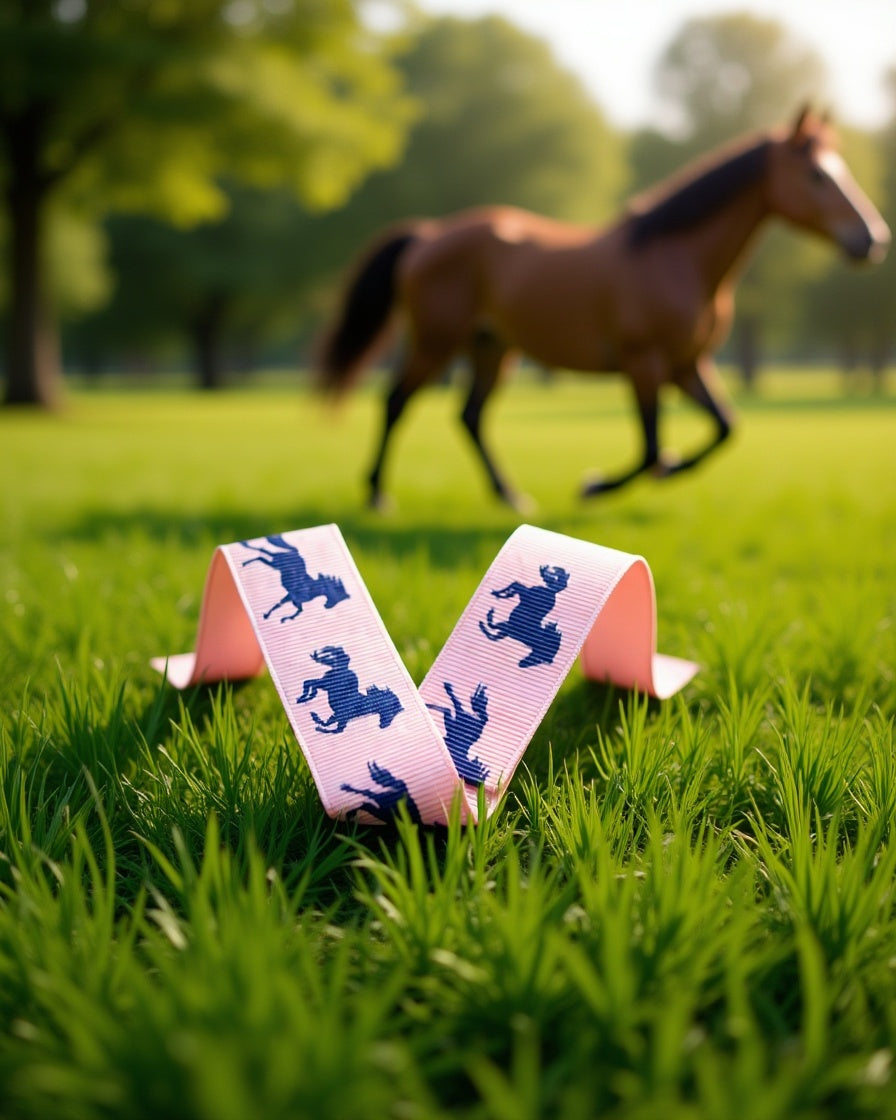 Equestrian Navy & Pink