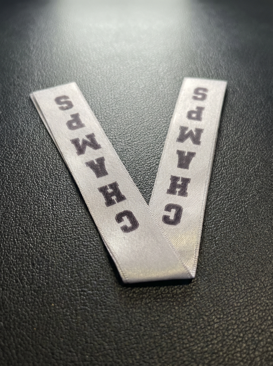Silver Champs Ribbon